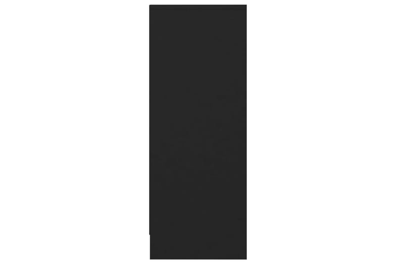 Skoskap svart 31,5x35x90 cm sponplate - Svart - Skoskap - Gangoppbevaring - Skooppbevaring
