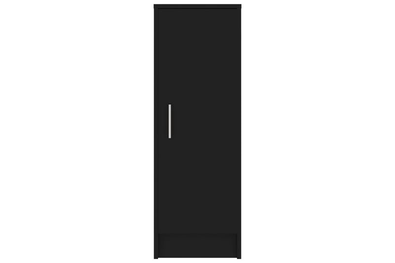 Skoskap svart 32x35x92 cm sponplate - Svart - Skoskap - Gangoppbevaring - Skooppbevaring