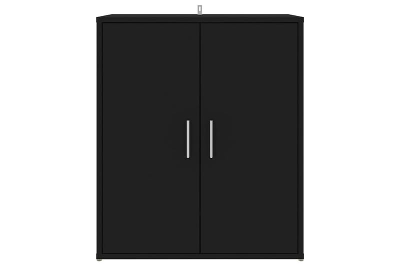 Skoskap svart 60x35x70 cm sponplate - Svart - Oppbevaring - Skooppbevaring