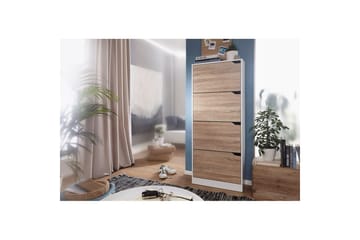 Skoskap Wohnling Foliert Sponplate 4 Utrekkbare Rom for 24 Par - Oppbevaring - Skooppbevaring - Skoskap