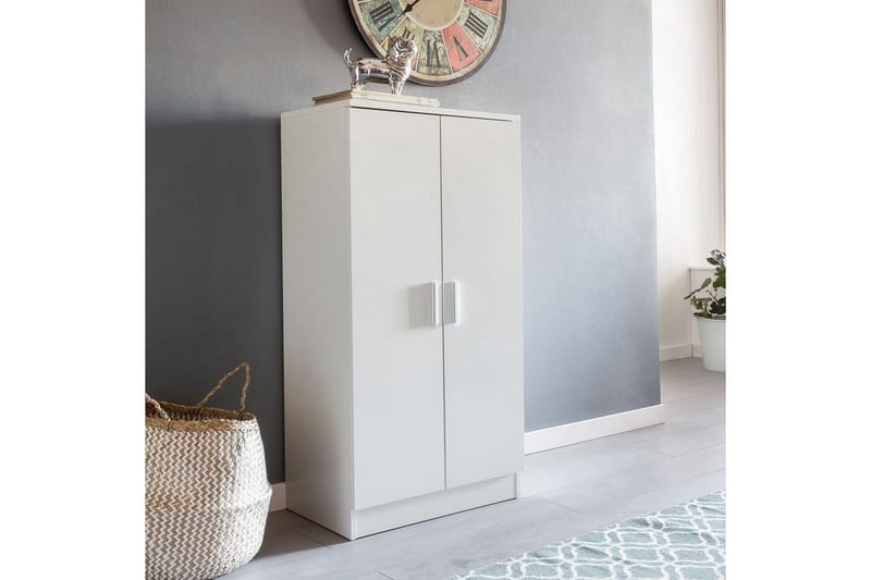 Skoskap Wohnling Foliert sponplate 7 rom Gangmøbler - Oppbevaring - Skooppbevaring - Skoskap