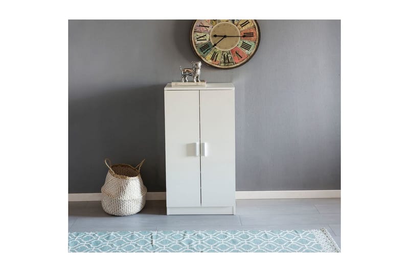 Skoskap Wohnling Foliert sponplate 7 rom Gangmøbler - Oppbevaring - Skooppbevaring - Skoskap