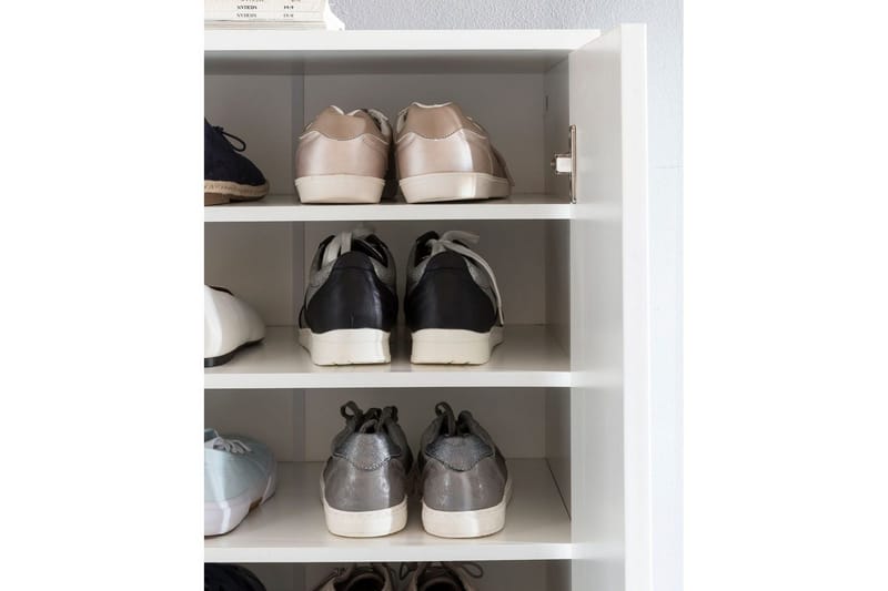 Skoskap Wohnling Foliert sponplate 7 rom Gangmøbler - Oppbevaring - Skooppbevaring - Skoskap