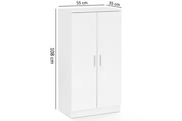 Skoskap Wohnling Foliert sponplate 7 rom Gangmøbler - Oppbevaring - Skooppbevaring