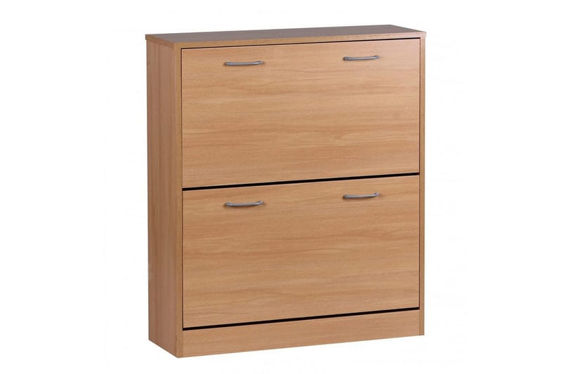 Skoskap Wohnling KIEL med 2 vippbare rom, foliert sponplate Bøk - Bøk - Oppbevaring - Skooppbevaring - Skoskap