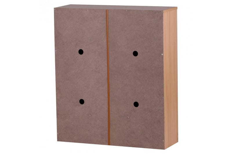Skoskap Wohnling KIEL med 2 vippbare rom, foliert sponplate Bøk - Bøk - Oppbevaring - Skooppbevaring - Skoskap