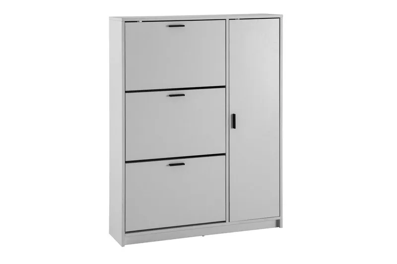 Skoskap Wohnling med 3 vippbare rom 1 dør melaminbelagt MDF moderne, undefined