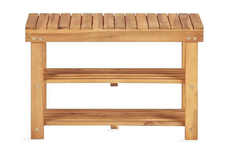 Skostativ 70x32x46 cm heltre akasie - Brun - Oppbevaring - Skooppbevaring