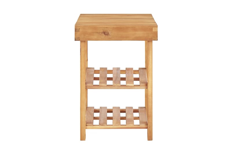 Skostativ 70x32x46 cm heltre akasie - Brun - Oppbevaring - Skooppbevaring
