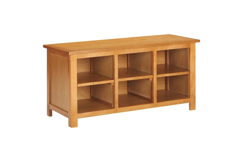 Skostativ 90x37x45 cm heltre eik & MDF - Gangoppbevaring - Skooppbevaring - Skohylle & skostativ