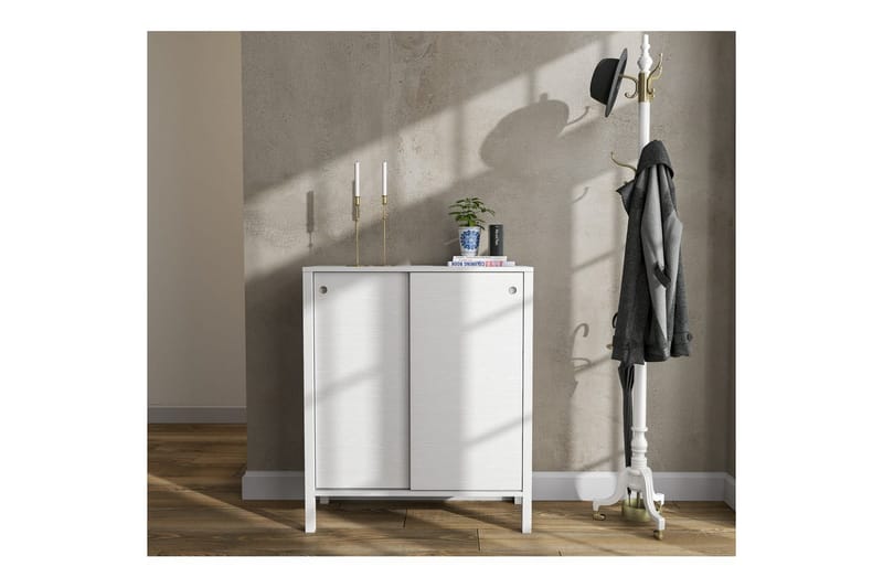 Sovran Skoskap 92 cm - Natur/Hvit - Oppbevaring - Skooppbevaring - Skoskap