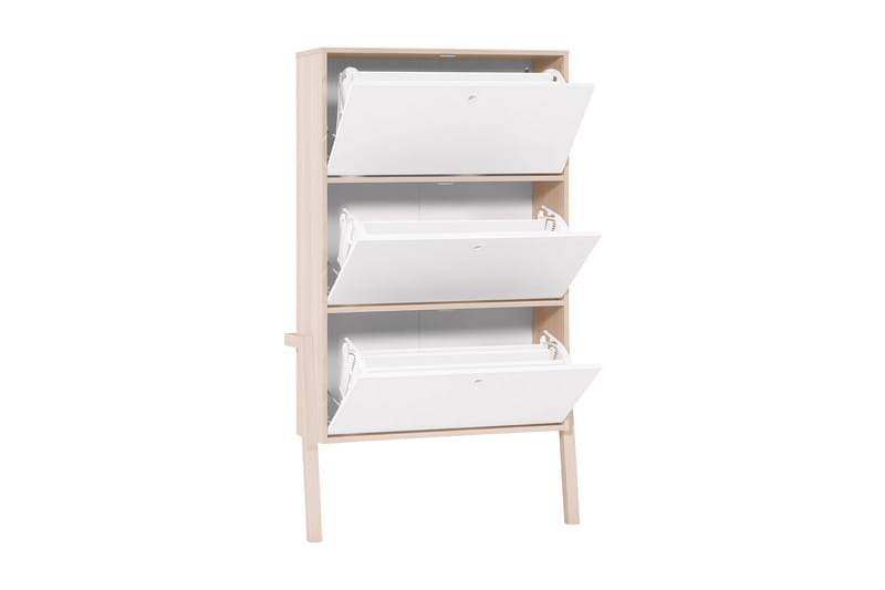 SPOT SkoskapTre / Natur / Hvit - VOX - Oppbevaring - Skooppbevaring - Skoskap