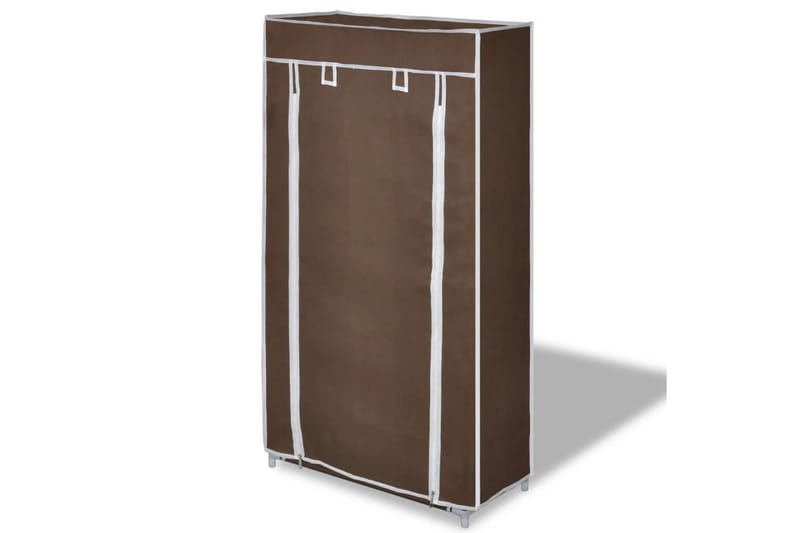 Stoff Skoskap 58 x 28 x 106 cm Brun - Oppbevaring - Skooppbevaring - Skoskap