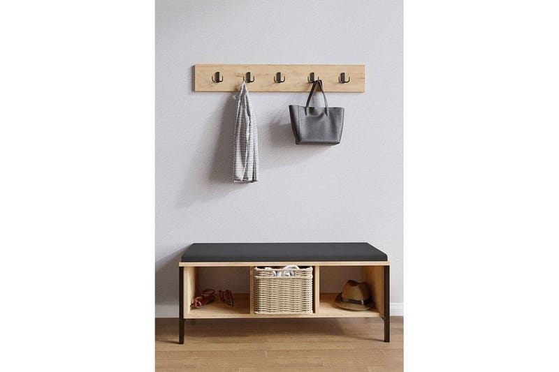 Talric Skoskap 100 cm, Natur