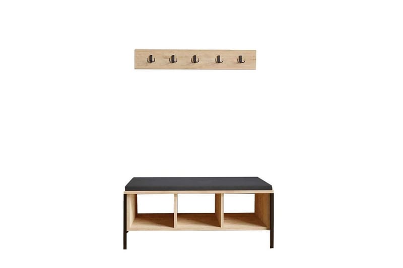 Talric Skoskap 100 cm - Natur - Oppbevaring - Skooppbevaring - Skoskap