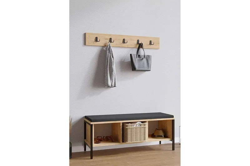 Talric Skoskap 100 cm - Natur - Oppbevaring - Skooppbevaring - Skoskap