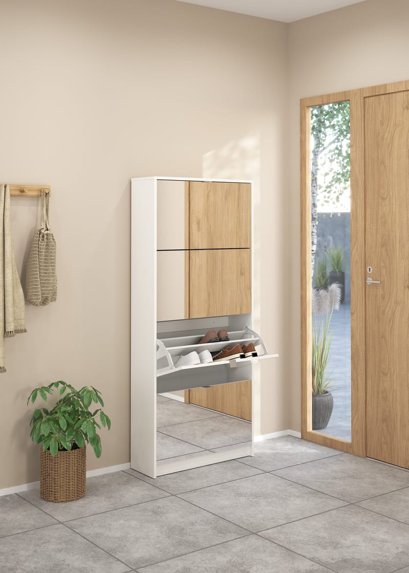 Tenor Skoskap 4 rom 70x24x162 cm - Oppbevaring - Skooppbevaring