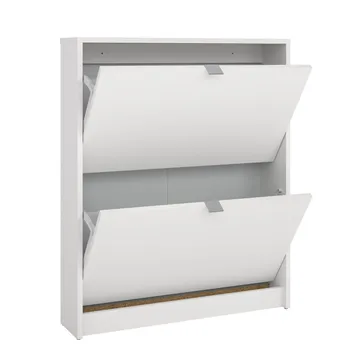 Tenor Skoskap med 2 rom 70x16x85 cm - Oppbevaring - Skooppbevaring