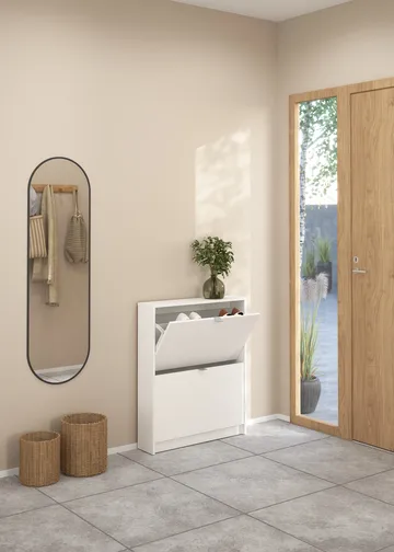 Tenor Skoskap med 2 rom 70x16x85 cm - Oppbevaring - Skooppbevaring