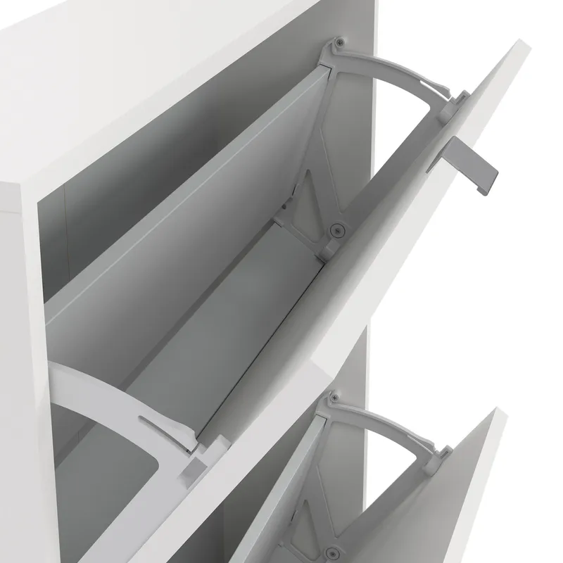 Tenor Skoskap med 2 rom 70x16x85 cm - Oppbevaring - Skooppbevaring