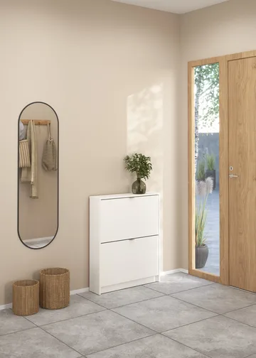 Tenor Skoskap med 2 rom 70x16x85 cm - Oppbevaring - Skooppbevaring