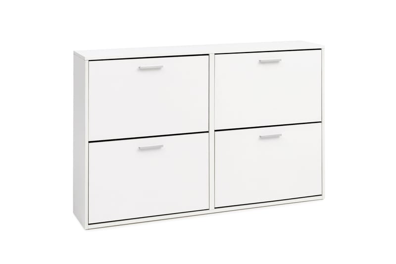Terreri Skoskap 120x24 cm - Hvit - Oppbevaring - Skooppbevaring - Skoskap