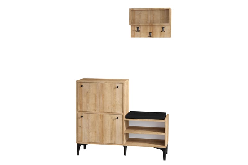 Tervate Skoskap 110x35 cm - Natur - Oppbevaring - Skooppbevaring - Skoskap