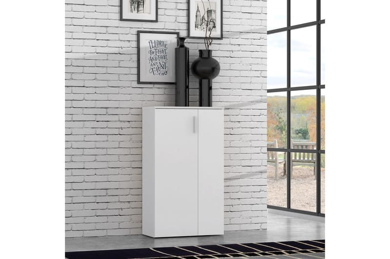 Ticketwood Skoskap 69 cm - Hvit - Oppbevaring - Skooppbevaring - Skoskap