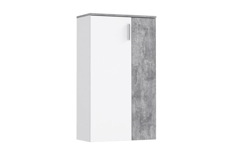 Ticketwood Skoskap 69 cm, Hvit/Grå