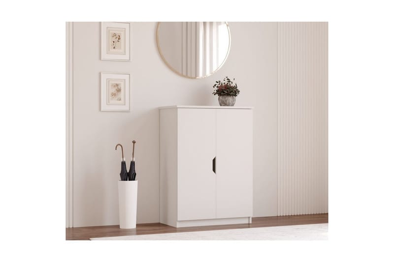 Torvenor Skoskap 70 cm - Matt Hvit - Oppbevaring - Skooppbevaring - Skoskap
