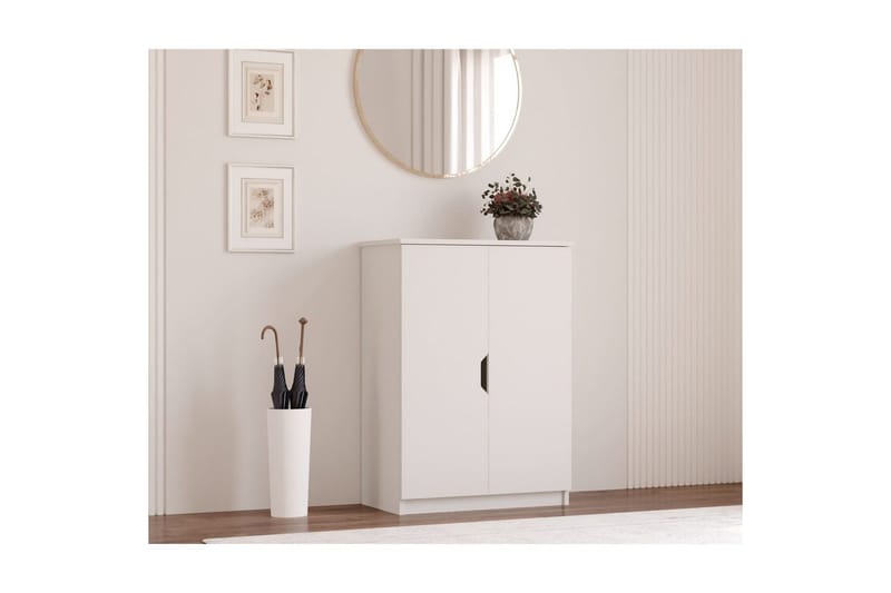 Torvenor Skoskap 70 cm - Matt Hvit - Oppbevaring - Skooppbevaring - Skoskap