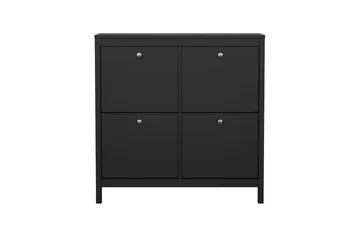Vallvidera Skoskap 102,6 cm - Svart - Oppbevaring - Skooppbevaring