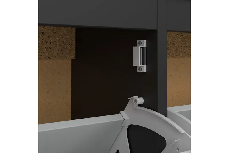 Vallvidera Skoskap 102,6 cm - Svart - Oppbevaring - Skooppbevaring - Skoskap