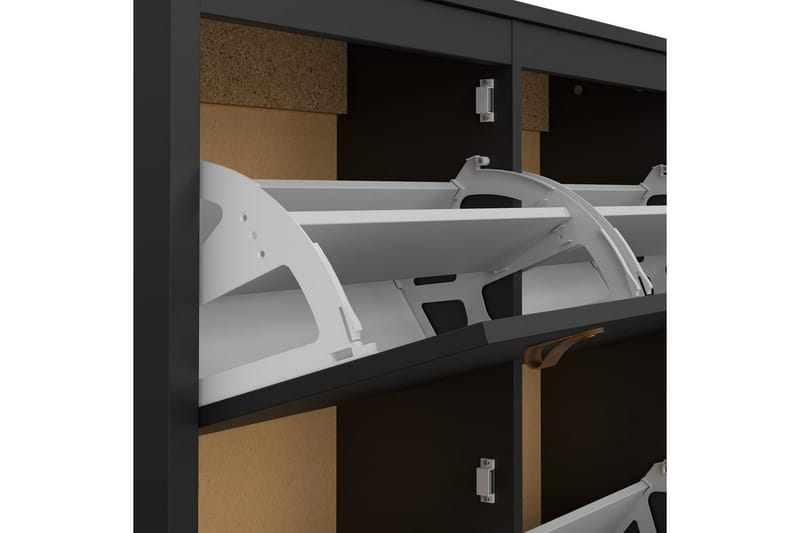 Vallvidera Skoskap 102,6 cm - Svart - Oppbevaring - Skooppbevaring - Skoskap