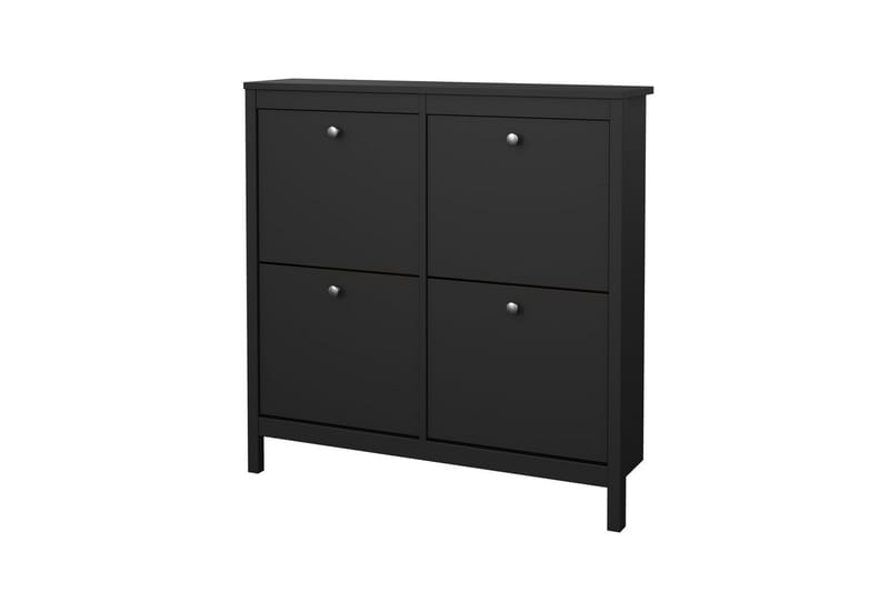 Vallvidera Skoskap 102,6 cm - Svart - Oppbevaring - Skooppbevaring - Skoskap