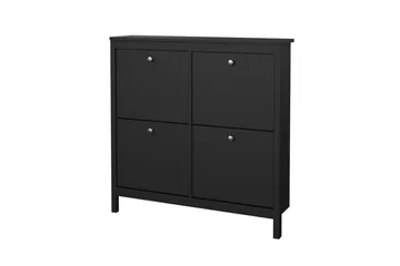 Vallvidera Skoskap 102,6 cm - Svart - Oppbevaring - Skooppbevaring