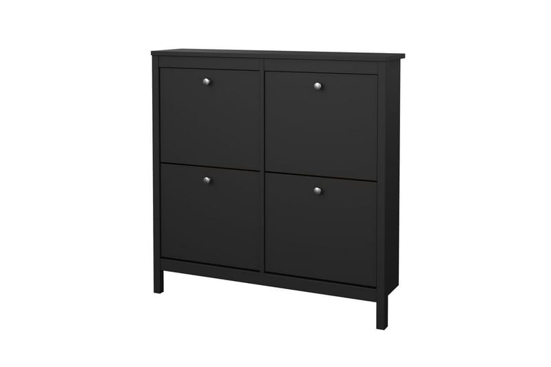 Vallvidera Skoskap 102,6 cm - Svart - Oppbevaring - Skooppbevaring