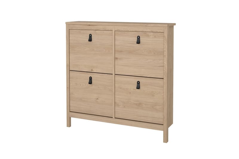 Vallvidera Skoskap 103 cm - Rødfarget tre - Oppbevaring - Skooppbevaring - Skoskap