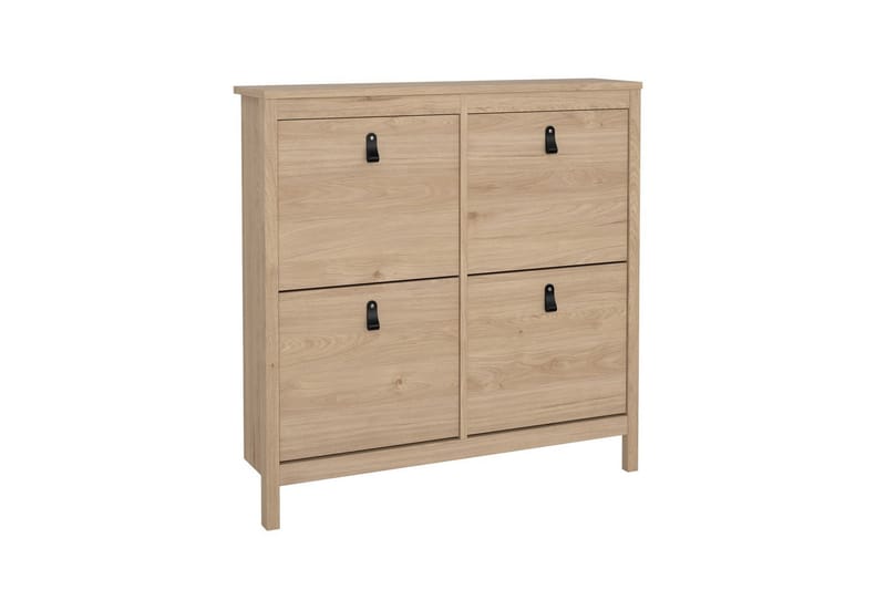 Vallvidera Skoskap 103 cm - Rødfarget tre - Oppbevaring - Skooppbevaring - Skoskap