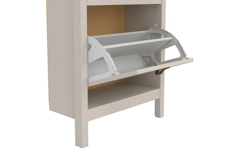 Vallvidera Skoskap 54 cm - Beige - Oppbevaring - Skooppbevaring - Skoskap