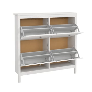 Vallvidera Skoskap med 4 rom 103x25x103 cm - Oppbevaring - Skooppbevaring