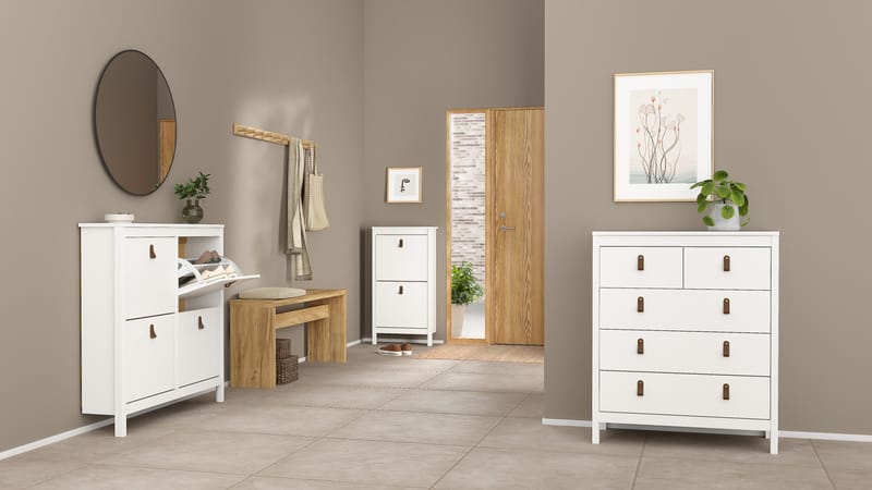 Vallvidera Skoskap med 4 rom 103x25x103 cm - Oppbevaring - Skooppbevaring