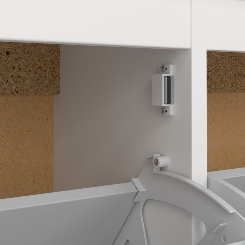 Vallvidera Skoskap med 4 rom 103x25x103 cm - Oppbevaring - Skooppbevaring