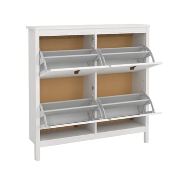 Vallvidera Skoskap med 4 rom 103x25x103 cm - Oppbevaring - Skooppbevaring