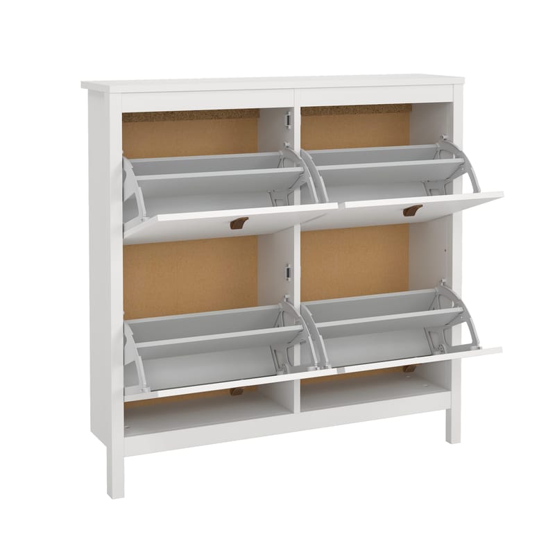 Vallvidera Skoskap med 4 rom 103x25x103 cm - Oppbevaring - Skooppbevaring