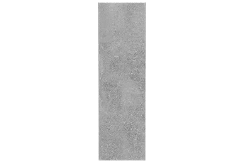 Veggskoskap 4 stk betonggrå 60x18x60 cm sponplate - Grå - Gangoppbevaring - Skooppbevaring - Skohylle & skostativ