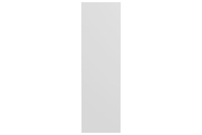 Veggskoskap 4 stk hvit 60x18x60 cm sponplater - Hvit - Gangoppbevaring - Skooppbevaring - Skohylle & skostativ