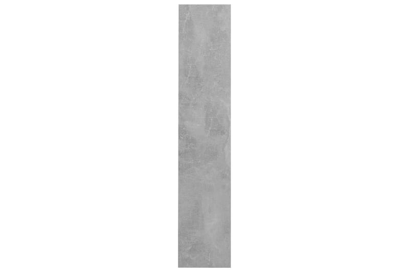 Veggskoskap betonggrå 80x18x90 cm sponplater - Grå - Oppbevaring - Skooppbevaring