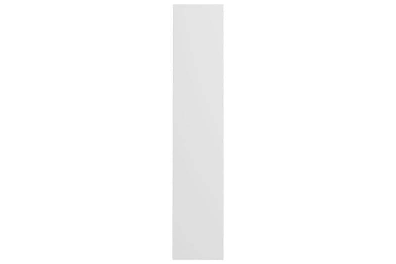 Veggskoskap hvit 80x18x90 cm sponplater - Hvit - Oppbevaring - Skooppbevaring