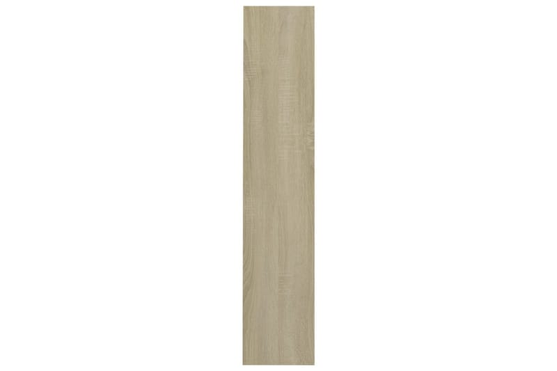 Veggskoskap sonoma eik 80x18x90 cm sponplate - Brun - Oppbevaring - Skooppbevaring